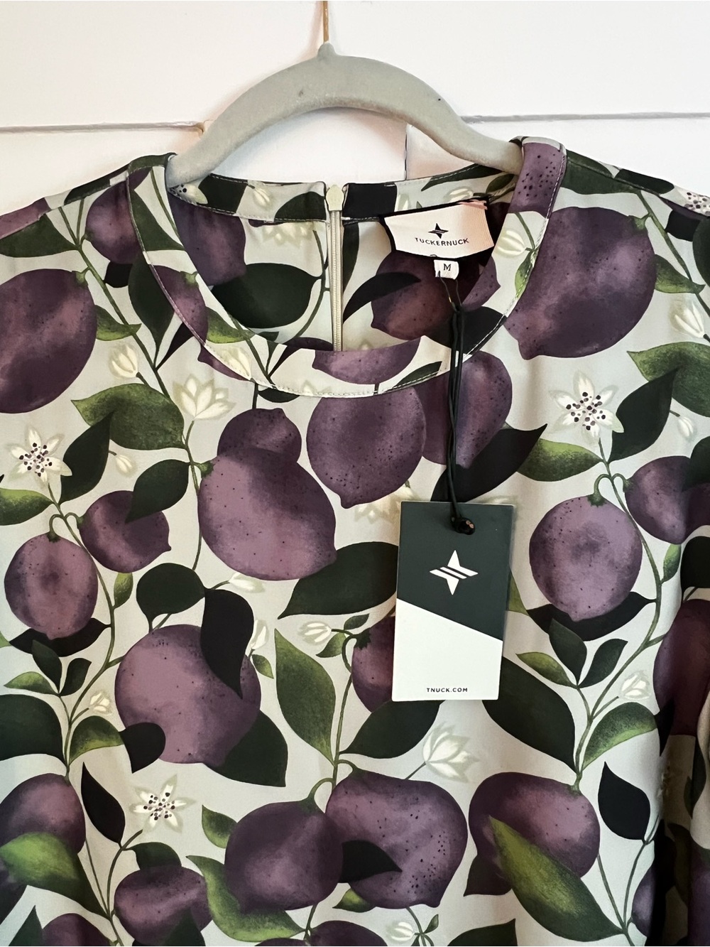 NWT Tuckernuck Jamie Tuscan Plum midi dress Sz MEDIUM - Picture 2 of 5